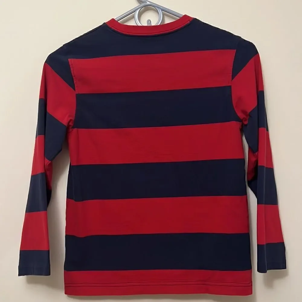 Gymboree Always Soft red/blue long sleeve tee size 10.